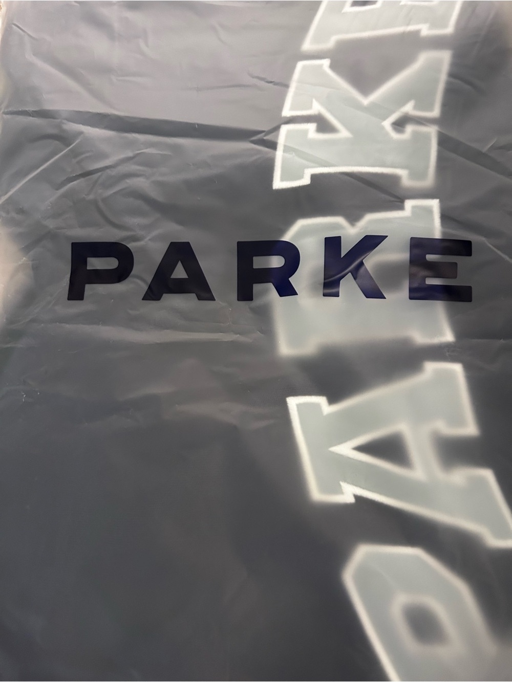 NWT PARKE 🏝️ SUMMERLAND DROP ☀️ Heritage Varsity Mockneck- Seabreeze- Size L/XL - Picture 4 of 14